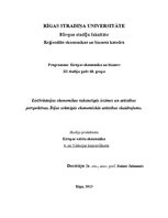 Konspekts 'Lielbritānijas ekonomikas raksturīgās iezīmes un attīstības perspektīvas. Īrijas', 1.