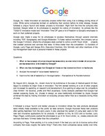 Konspekts 'Google Case', 1.