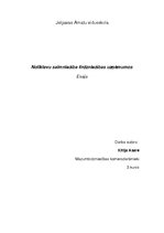 Eseja 'Noliktavu saimniecība tirdzniecības uzņēmumos', 1.