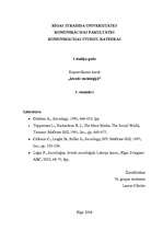 Konspekts 'Sociālie institūti: izglītība, komunikācija un masu mediji', 1.