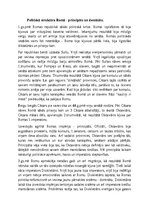 Eseja 'Politiskā struktūra senajā Romā - principāts un domināts', 1.