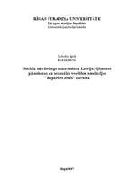 Referāts 'Sociālā mārketinga izmantošana Latvijas Ģimenes plānošanas un seksuālās veselība', 1.