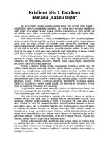 Eseja 'Ilze Indrāne "Lazdu laipa"', 2.