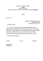 Paraugs 'Lietišķas vēstules paraugs', 1.