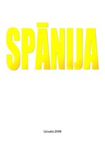Referāts 'Spānija', 1.