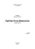 Referāts 'Zigfrīds Anna Meierovics', 1.