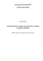 Referāts 'Livonijas sabrukums un tiesību normas Kurzemes - Zemgales hercogistē un Inflanti', 1.