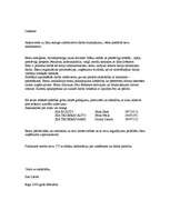 Paraugs 'Motivācijas vēstule un CV', 1.