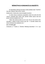 Referāts 'Mārketinga komunikāciju plāns - apsildāmā apģērba ražošana', 8.