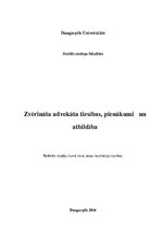 Referāts 'Advokātu tiesības, pienākumi un atbildība', 1.