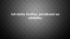 Referāts 'Advokātu tiesības, pienākumi un atbildība', 14.