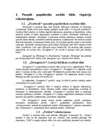Referāts 'Sociālo tīklu nozīme Latvijas vispārizglītojošajās dienas skolās', 5.