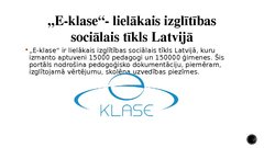 Referāts 'Sociālo tīklu nozīme Latvijas vispārizglītojošajās dienas skolās', 30.