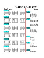 Konspekts '3.laboratorijas darbs. Darbs ar matricām', 1.