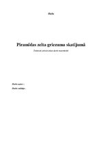 Prezentācija 'Piramīdas zelta griezuma skatījumā', 1.