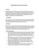 Konspekts 'Ingas Ābeles prozas darba "Ābele" analīze', 1.