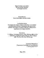 Referāts 'Socioloģijas vēsture', 1.