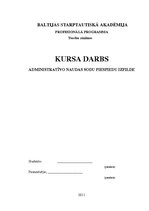 Referāts 'Administratīvo naudas sodu piespiedu izpilde', 1.