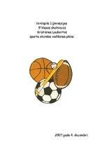 Konspekts '9.klases sporta stundas vadīšanas plāns', 1.