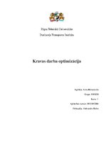 Paraugs 'Kravas darba optimizācija', 1.