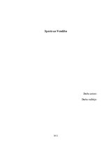 Referāts 'Sports un veselība', 1.