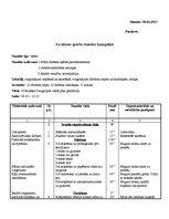 Konspekts 'Sporta stundas konspekts florbolā 4.klasei', 1.