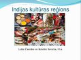 Prezentācija 'Indijas kultūras reģions', 1.