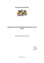 Referāts 'Būvdarbu tehnoloģija un darba drošība', 1.