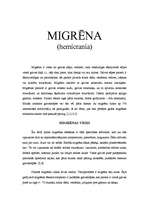 Referāts 'Migrēna', 1.