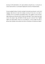 Diplomdarbs 'Phonetic Stylistic Devices in Advertisements', 17.