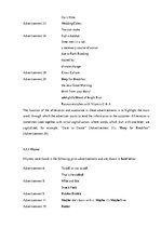 Diplomdarbs 'Phonetic Stylistic Devices in Advertisements', 36.