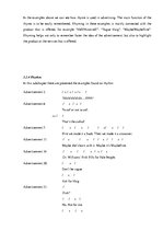 Diplomdarbs 'Phonetic Stylistic Devices in Advertisements', 38.