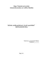 Referāts 'Mežsaimniecība', 1.