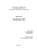 Diplomdarbs '1920.gada Latvijas - Krievijas Miera līguma spēkā esamība', 1.