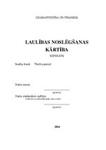 Referāts 'Laulības noslēgšanas kārtība', 1.