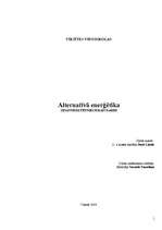 Referāts 'Alternatīvā enerģētika', 1.