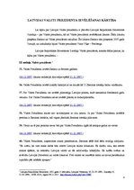 Konspekts 'Latvijas valsts prezidenta ievēlēšanas kārtība un pilnvaru laiks. Valsts prezide', 4.