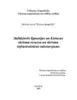 Referāts 'Salīdzinošs Igaunijas un Lietuvas tūrisma resursu un tūrisma infrastruktūras rak', 1.