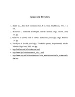 Referāts 'Saskarsme komunikācijas teorijās', 13.