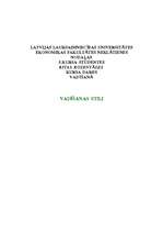 Referāts 'Vadīšanas stili', 1.