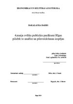 Diplomdarbs '4.maija svētku publiskie pasākumi Rīgas pilsētā: to analīze un pilnveidošanas ie', 1.