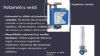 Prezentācija 'Rotameters', 4.