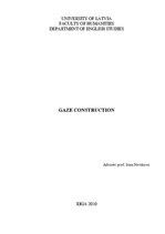 Eseja 'Gaze Construction', 1.