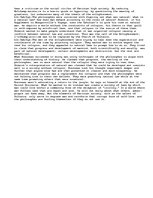 Eseja 'Rousseau and the Phlosophes: Immanent Critique', 2.