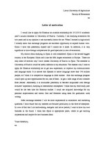 Eseja 'Letter of Motivation', 1.