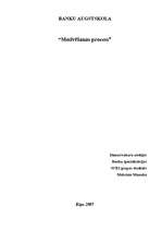 Eseja 'Motivēšanas process', 1.