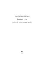 Konspekts 'Elektriskie mērījumi', 1.