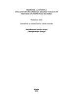 Konspekts 'Netradicionālā mācību forma "Ziemiņa teciņus tuvojās"', 1.