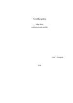 Referāts 'Pašvaldības policija', 1.