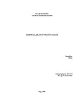 Referāts 'Uzņēmuma "Bilance" finanšu analīze', 1.